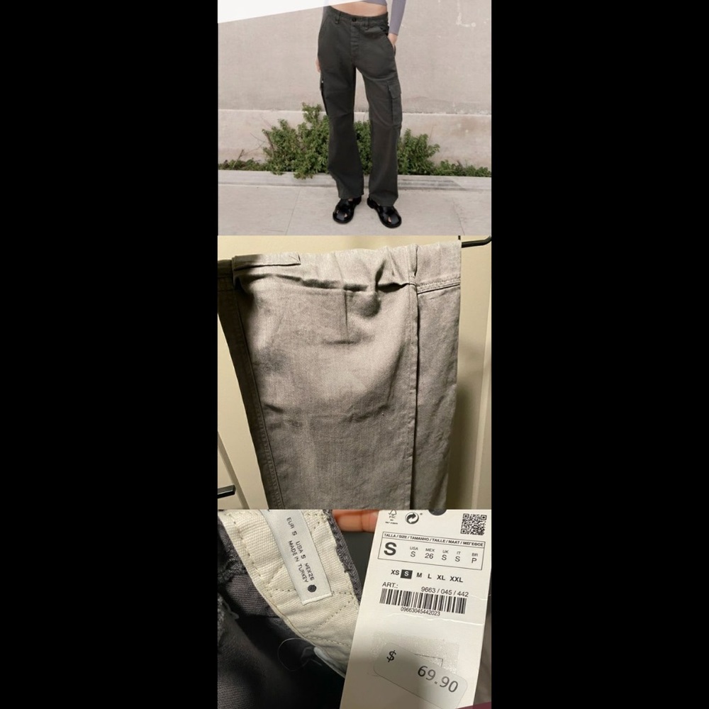 Zara cargo jeans